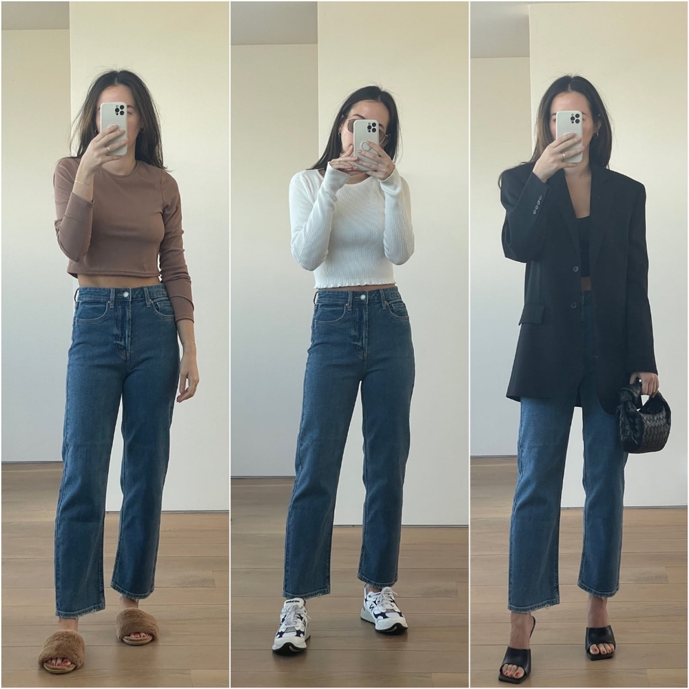 Wild Fable Super High Rise Straight Jeans